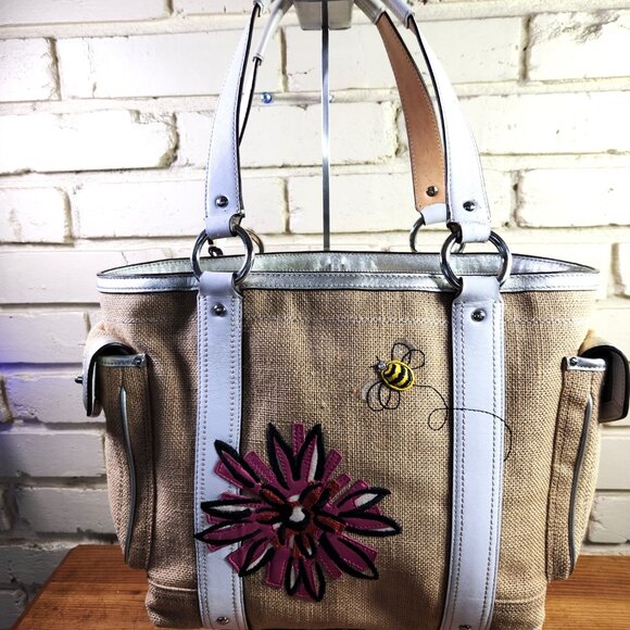 Euc Coach Bumble Bee Limited Edition 2005 Handbag - Picture 3 of 16